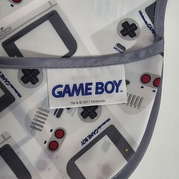 Nintendo Bumkins Baby Superbib ‎ NES Gameboy Waterproof Bibs Pack Of 2 Gamer - Picture 8 of 10